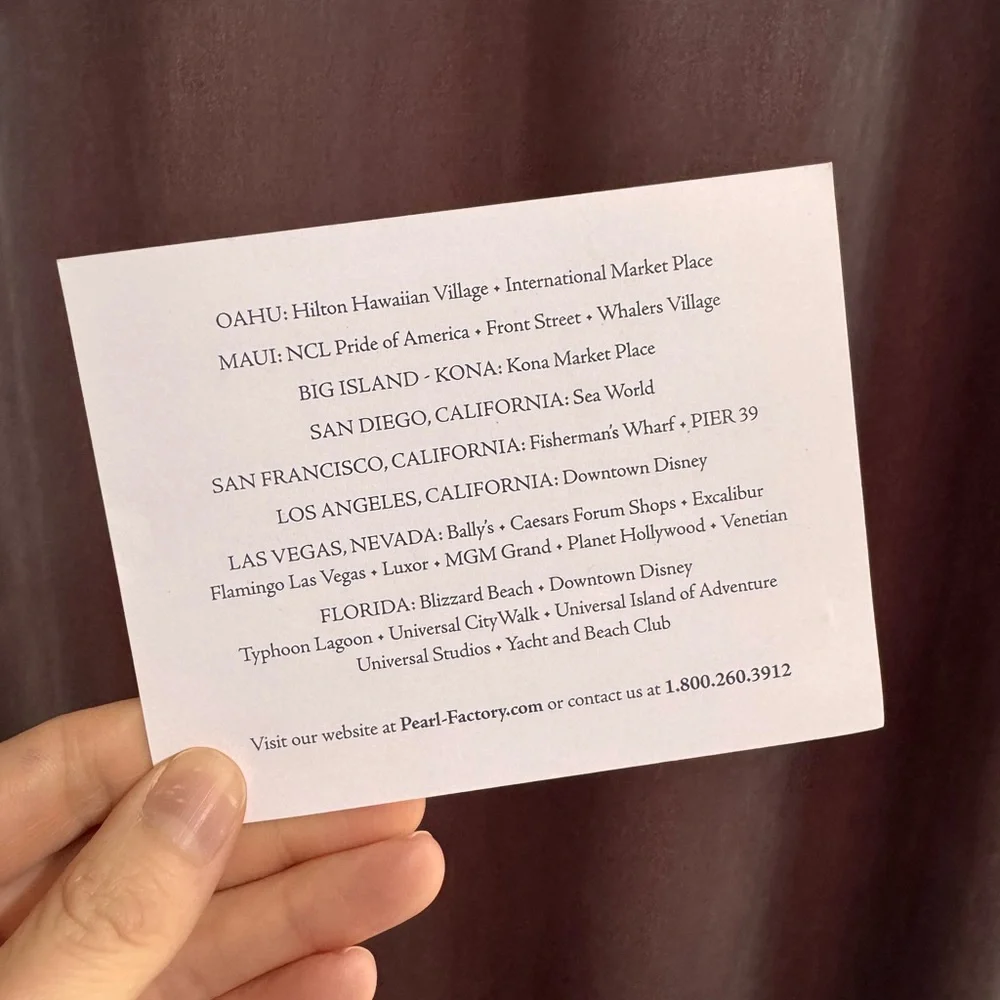 Na Hoku Pearl from Pearl Factory - 1/4” White - Picture 9 of 10